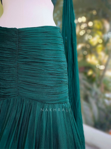 Evergreen Charm Indo-Western Set