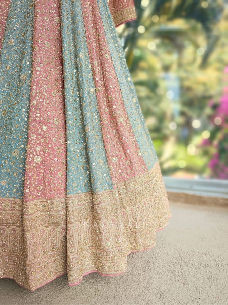 Nishta Multicolor Embroidered Anarkali Set with Dupatta