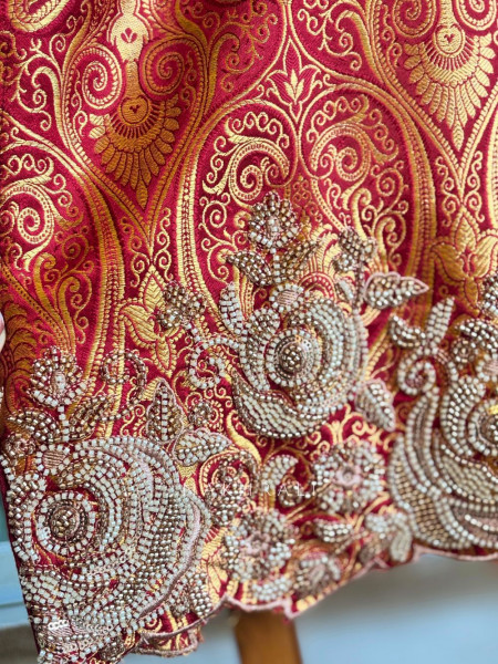 Rangsaaz Maroon Heritage Suit Set