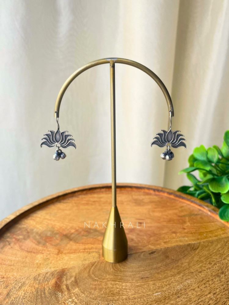 Image of Neerja Lotus Drop Earrings