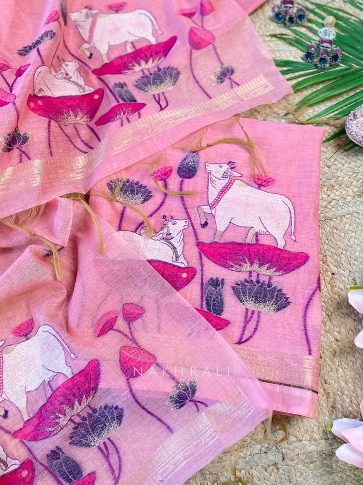 linen dress material online Linen Cotton Dress Materials by Maatshi