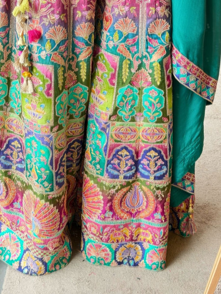 Mahira Multicolor Embellished Suit Set