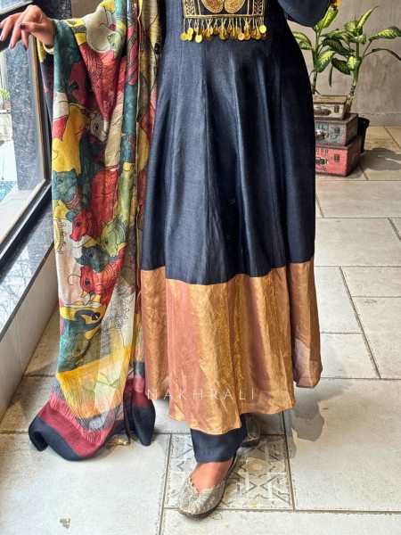 Zirak Black  Anarkali Set