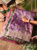 Song of Meadows Purple Saree with Zari and Stone Embroidery