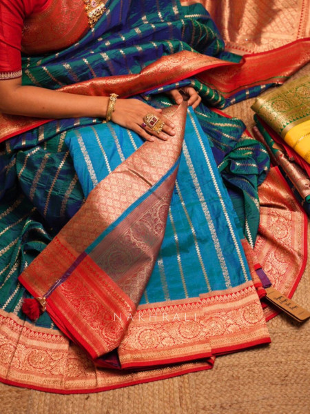 Kaashi Rama Banarasi Silk Saree with Brocade Pallu