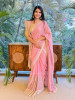 Chahat Peach Two-Piece Saree Set with Dupatta