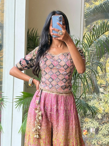 Kalira Multicolor Embellished Suit Set