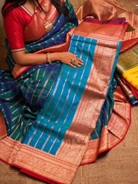Kaashi Rama Banarasi Silk Saree with Brocade Pallu