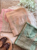 Reeva Dress Green Material with Sequin Handwork