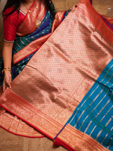 Kaashi Rama Banarasi Silk Saree with Brocade Pallu