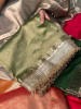 Begum-e-Aftab Light Green Tissue Organza Silk Saree