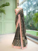Pranika Black Georgette Saree with Running Blouse Piece