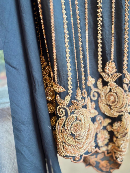 Rangsaaz Blue Heritage Suit Set