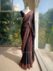 Shabnam Black Georgette Saree with Embroidered Border