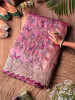 Song of Meadows Pink Saree with Zari and Stone Embroidery
