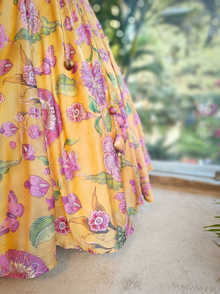 Anaya Floral Lehenga Set with Embellished Blouse