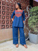 Tulip Blue Cotton Co-ord Set
