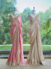 Lumessa Pink Saree with Running Blouse Piece