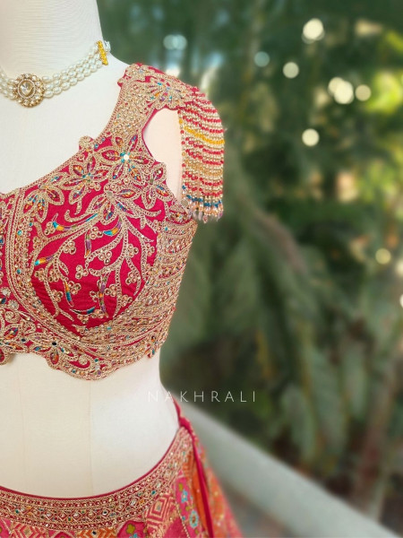 Kalakriti Multicolor Lehenga with Traditional Motif Work