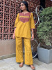 Tulip Mustard Cotton Co-ord Set