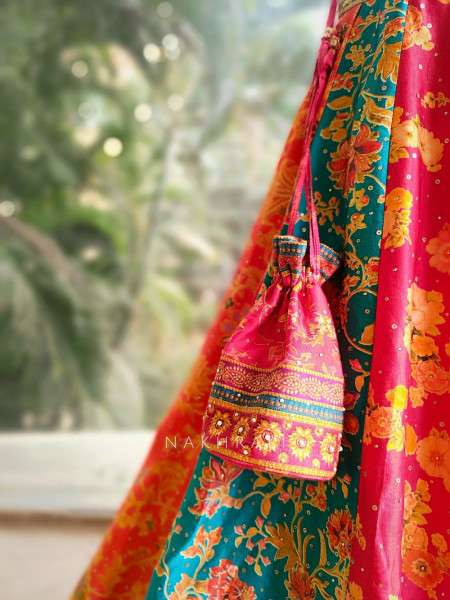 Rangreza Multicolor Lehenga with Intricate Embroidery Work