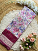 Mehek Beige Floral Saree with Subtle Zari Detailing