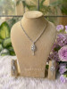 Teardrop Silver Necklace Set