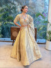 Aavika Hazel Brocade Lehenga Set with Sequin Embroidery