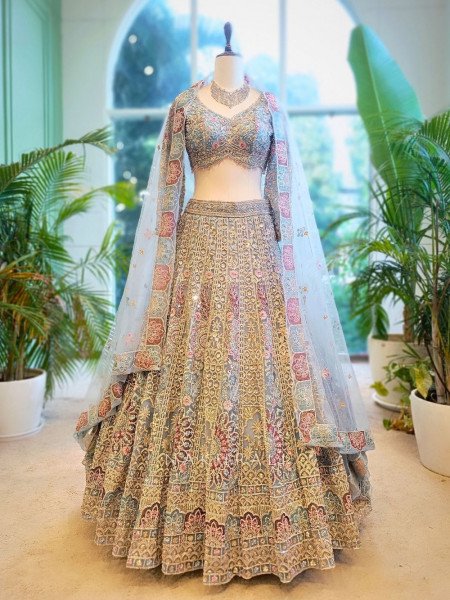 Enchanted Azure Lehenga