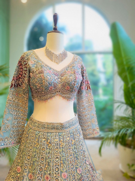 Enchanted Azure Lehenga
