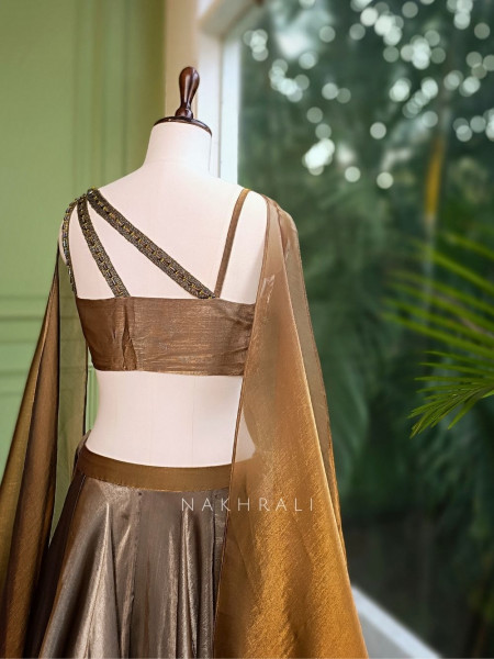 Sunstone Radiance Indo-Western Lehenga Set