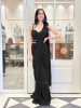 Midnight Glitz Black Drape Saree with Embellished Blouse