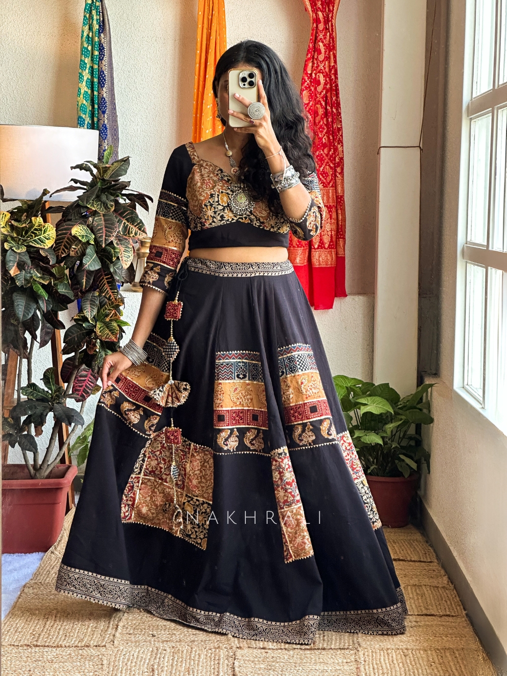 Garba Glamour Crop Top Lehenga Navratri Festival Clothing