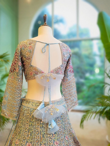 Enchanted Azure Lehenga