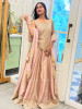 Zehyr Pink Embroidered Indo Western Lehenga Set
