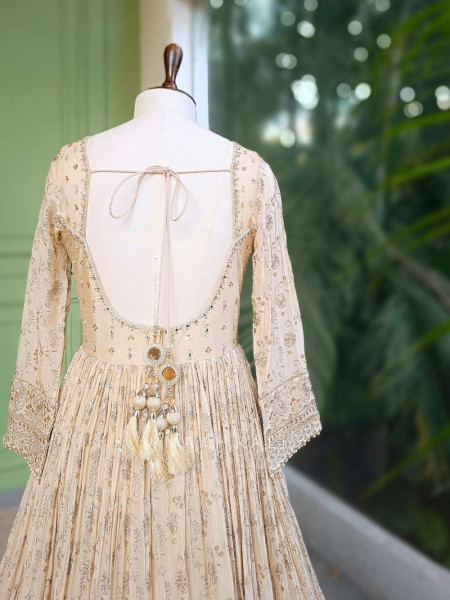 Ivora Cream Anarkali Set