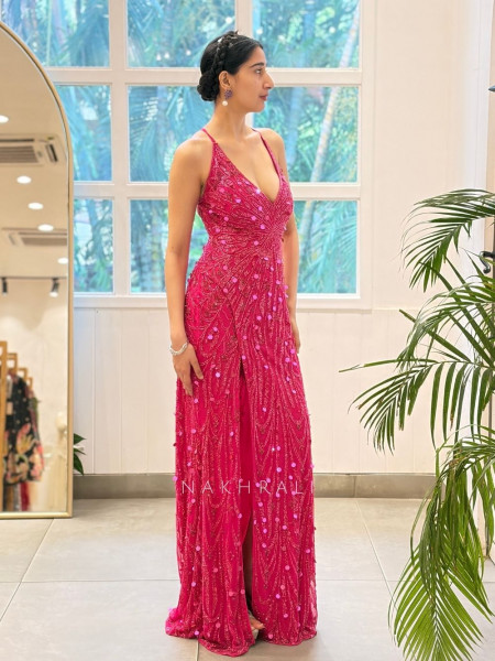 Cloud Nine Couture Magenta Gown