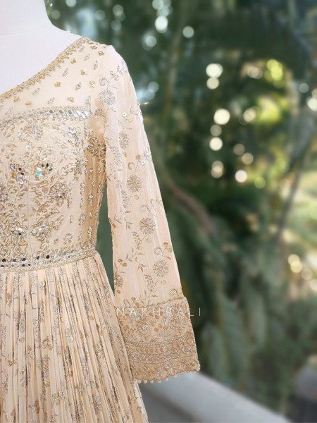 Ivora Cream Anarkali Set