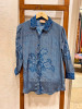 Nirvi Blue Floral Printed Shirt