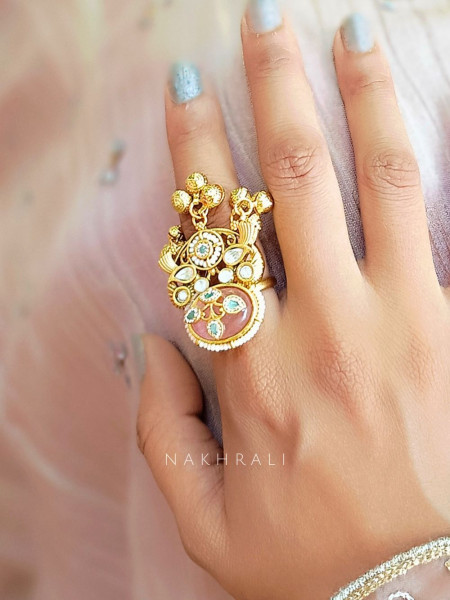 Arya Antique Statement Ring