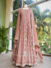 Aayat Radiance Brown Anarkali Set with Zari, Pearl and Sequin Work