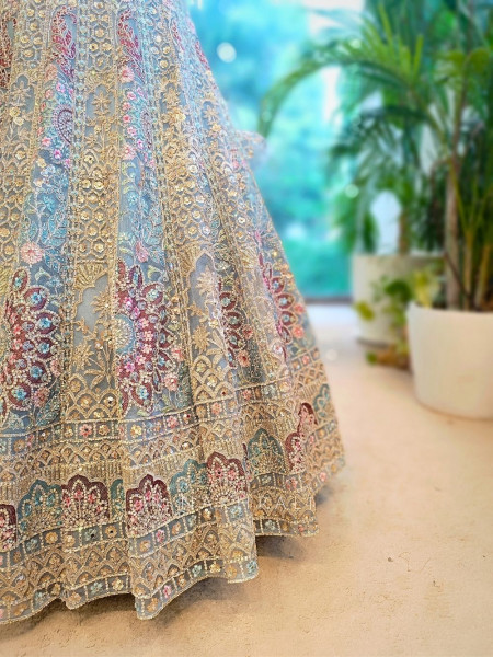 Enchanted Azure Lehenga