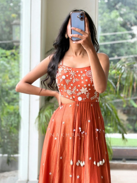 Ziba Terracotta Kaudi Rust Jumpsuit