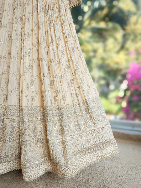 Ivora Cream Anarkali Set