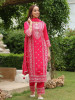 Noorvi silk Embroidered Pink Suit Set with Intricate Thread and Mirror Work