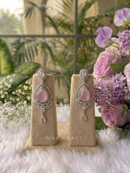 Teardrop Pink Necklace Set