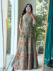 Ghungroo Melody Blue Modal Satin Blend – Indo-Western Palazzo Set