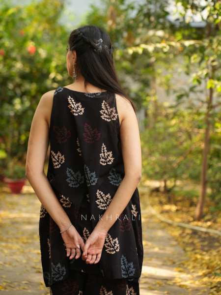 Bela Black Cotton Co-ord Set