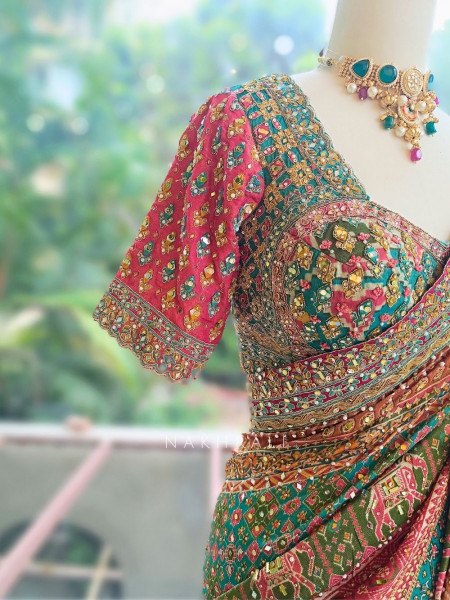 Noor-e-Aftab Multicolor Printed Saree with Sequin Embroidery