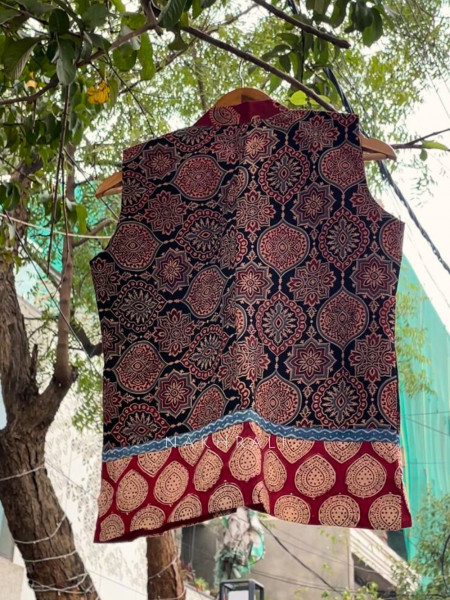 Atrangi Handcrafted Cotton Patchwork Jacket